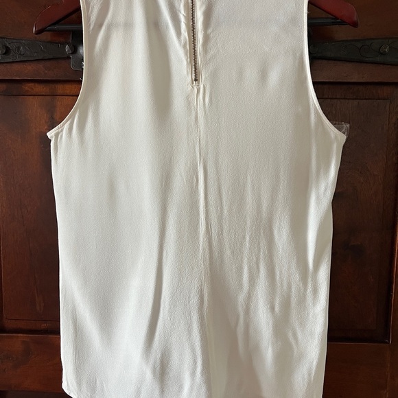Comptoir de Cotonniers white embroidered top, sleeveless, euro 38/us4, EUC - Picture 7 of 9